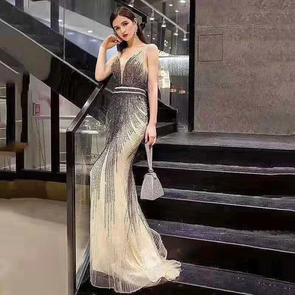 MINA SEQUIN SEQUIN DRESS