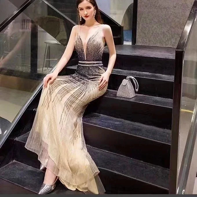 MINA SEQUIN SEQUIN DRESS