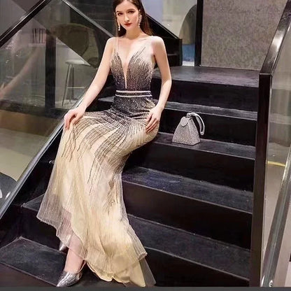 MINA SEQUIN SEQUIN DRESS