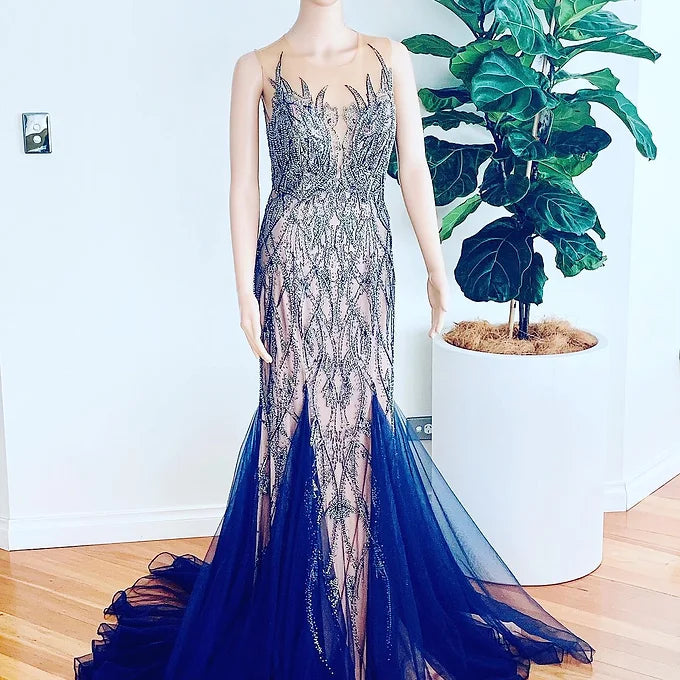 Ciara floor length gown size 8